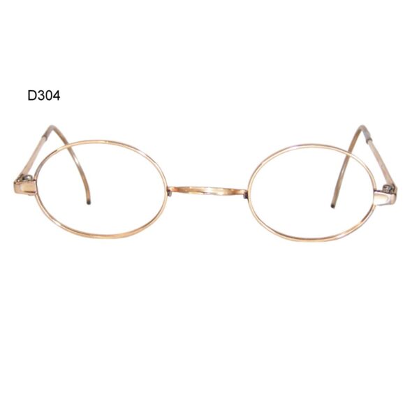 Gold Filled Oval frames - 1960s - HUD USA - very Beatles Hippy period