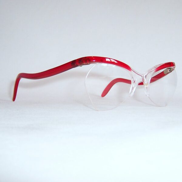 Classic 1950/60's Red Brow line Supra Spectacles - Image 2