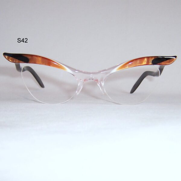 Exaggerated 1950/60's Brow line Supra Spectacles