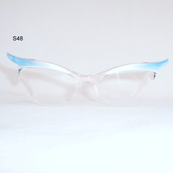 Exaggerated 1950/60's Brow line Supra Spectacles
