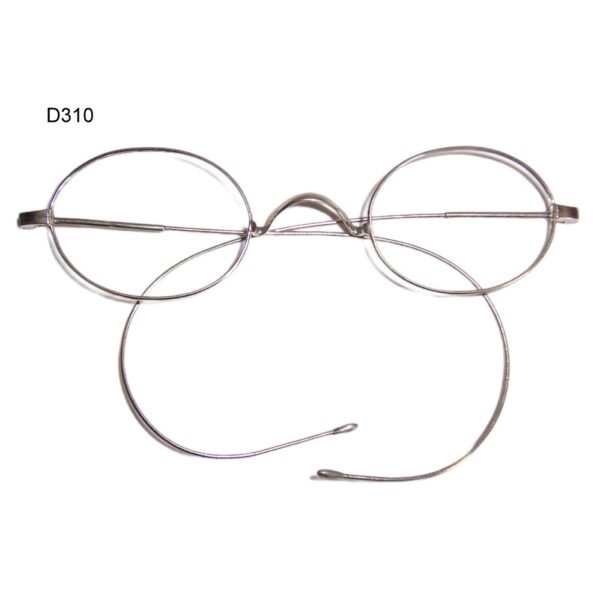 Edwardian nickel oval frame
