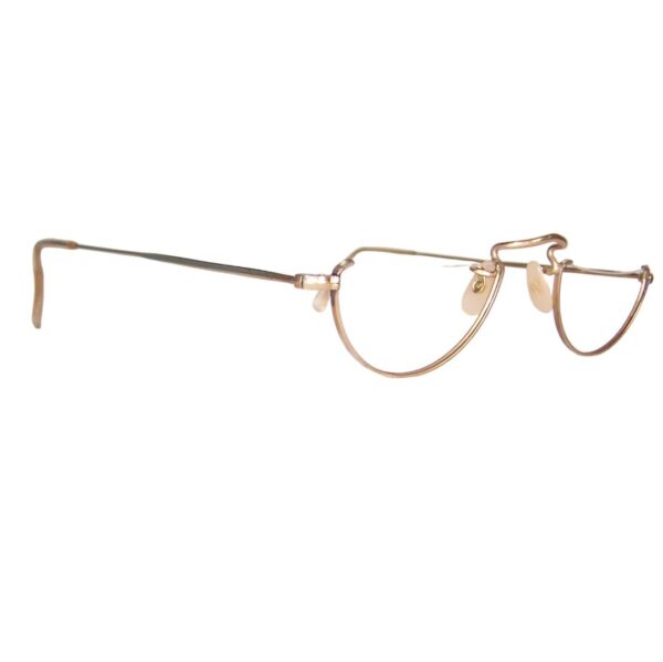 Vintage Gold Filled Supra style Algha half eye 48x22 - Rare - Image 2