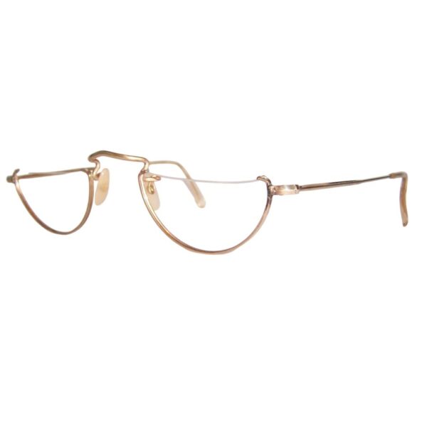 Vintage Gold Filled Supra style Algha half eye 48x22 - Rare - Image 3
