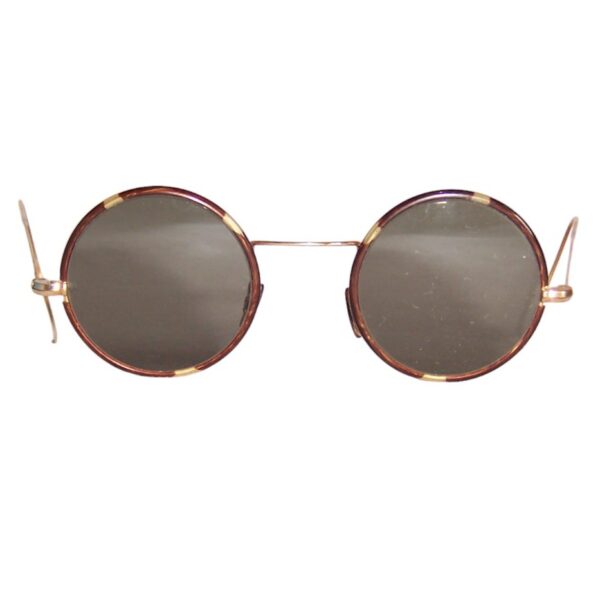 Original 1930/40s sunglasses with original grey glass lenses - Image 2