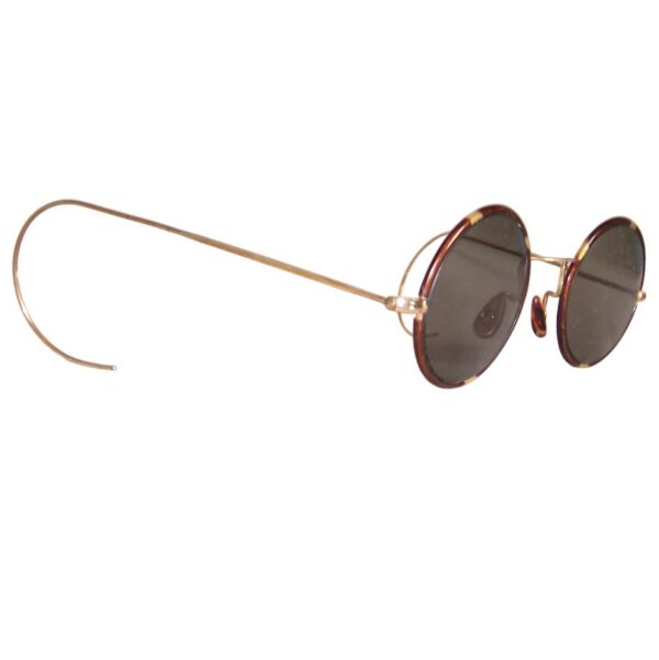 Original 1930/40s sunglasses with original grey glass lenses - Image 3