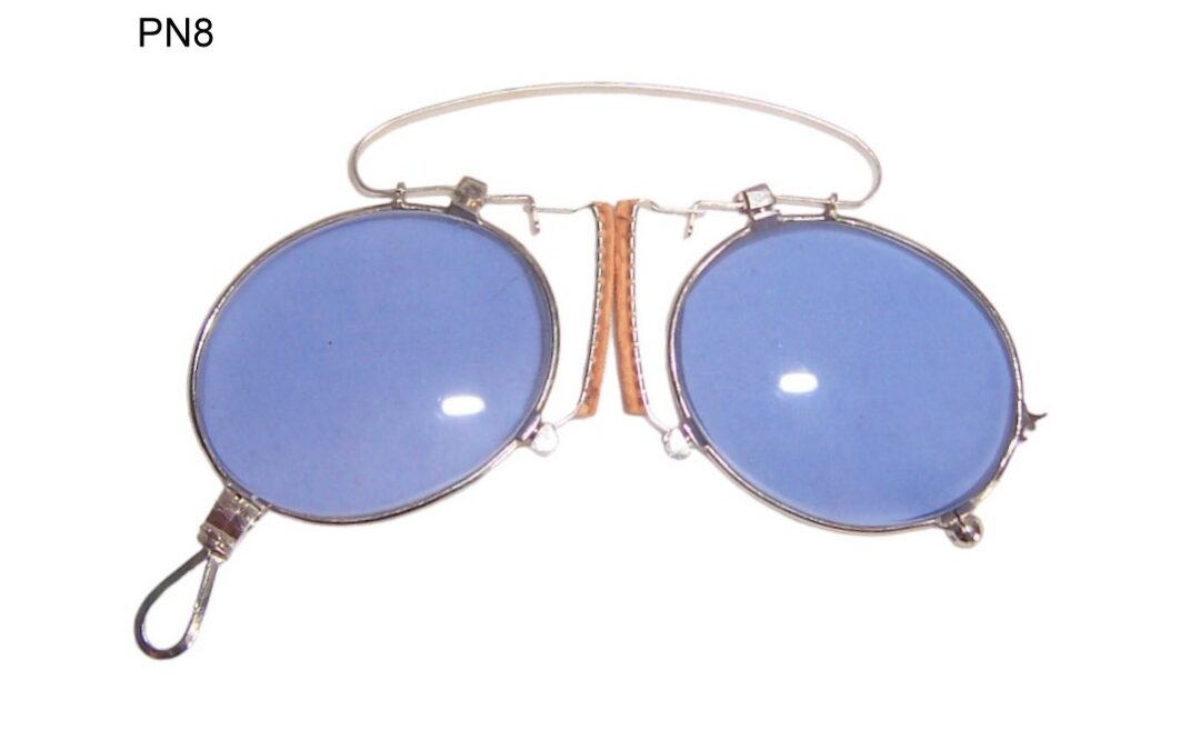 Victorian Nickel Pince Nez with tinted lenses