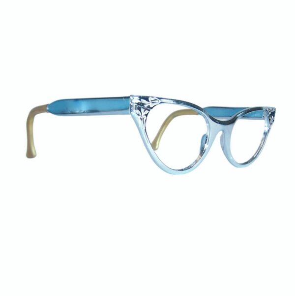 Atomic Age Blue anodised catseye frame - Image 2