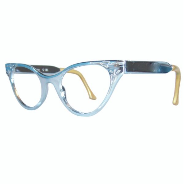 Atomic Age Blue anodised catseye frame - Image 3