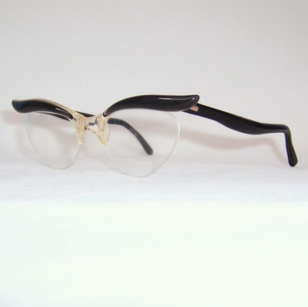 Exaggerated 1950/60's Brow line Supra Spectacles - Image 3