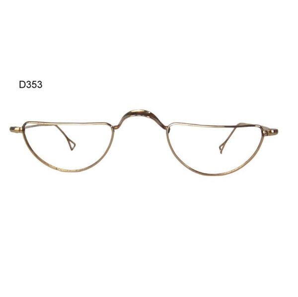 Gold Filled 1920/30s Deco Half Eye Spectacles