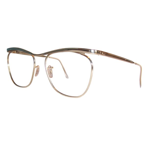 Gold filled 20th century quadra spectacles by Algha - Image 3