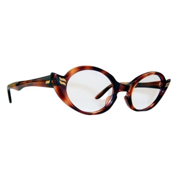 Unusual 1950/60s deco revival catseye frame - Image 2