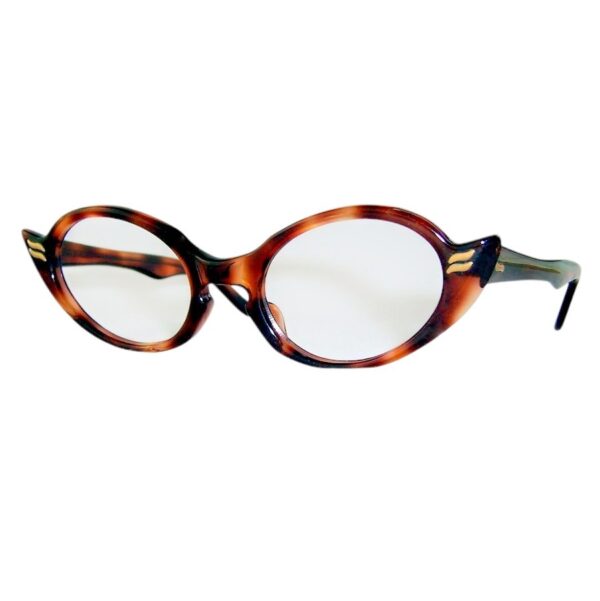 Unusual 1950/60s deco revival catseye frame - Image 3