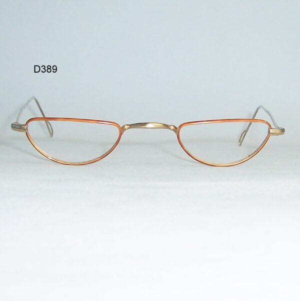 Gold Filled 1920/30s Deco Half Eye Spectacles
