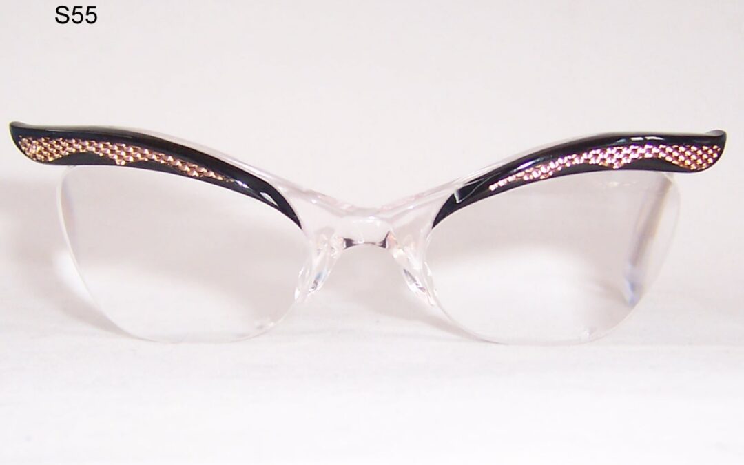 Exaggerated 1950/60’s Brow line Supra Spectacles