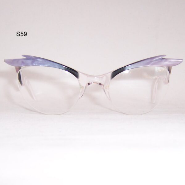 Exaggerated 1950/60's Brow line Supra Spectacles