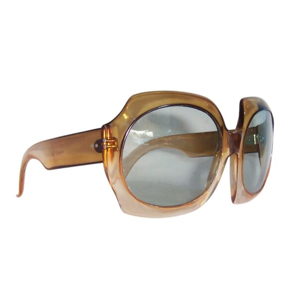 1970s Bug eye Sunglasses - Original Glass lenses - Image 2