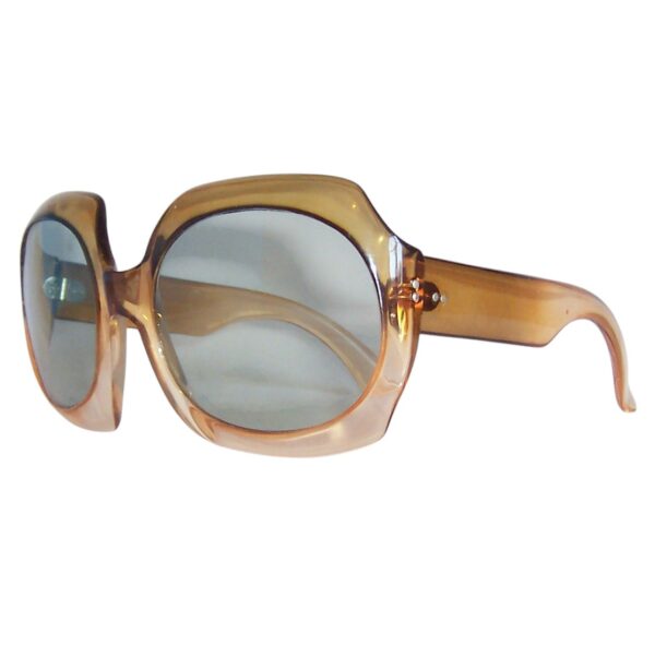1970s Bug eye Sunglasses - Original Glass lenses - Image 3