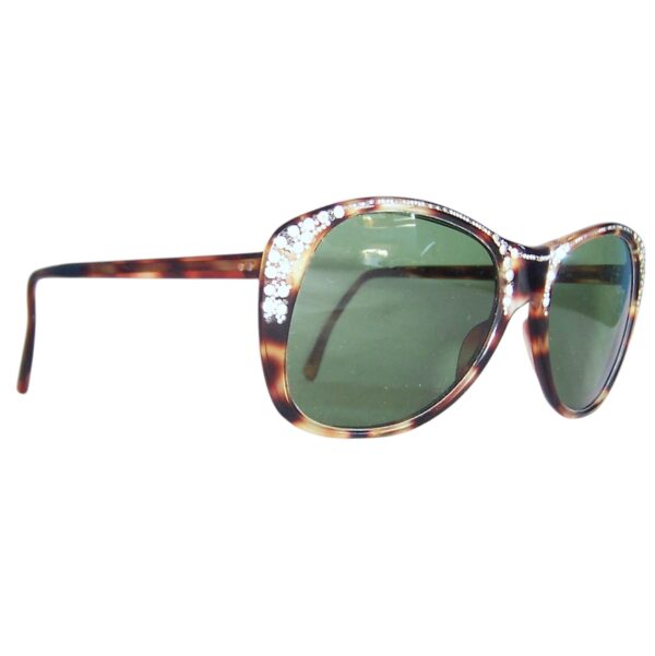 1960s Rhinestone Sunglasses - Original Glass lenses - Image 2