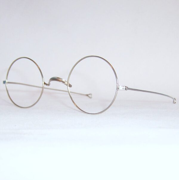 Edwardian nickel silver round spectacles - Image 3