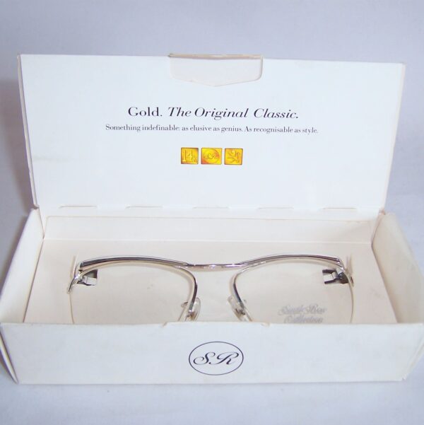 Mid Century Rolled Gold Brow-line Frames - Berwick by Algha - Image 2