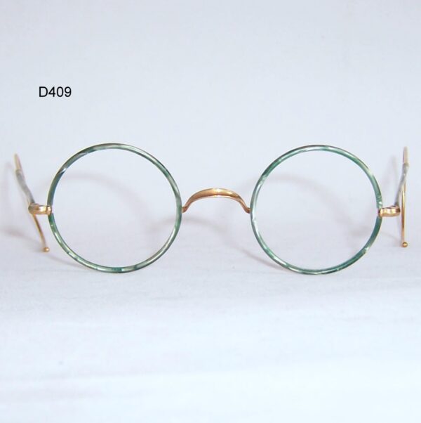 Gold Filled 1920/40s Deco Spectacles - Rare rim colour