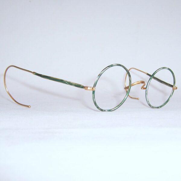 Gold Filled 1920/40s Deco Spectacles - Rare rim colour - Image 2