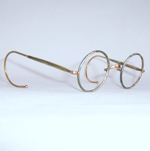 Gold Filled 1920/40s Deco Spectacles - Rare rim colour - Image 2