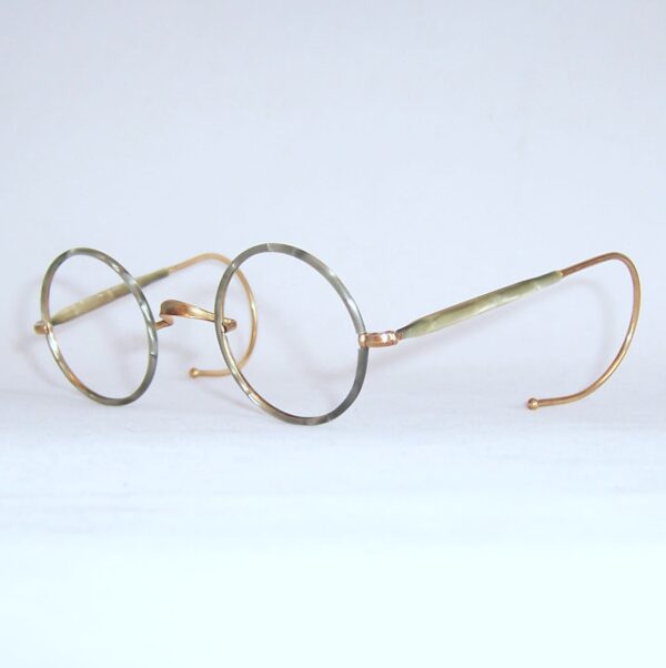 Gold Filled 1920/40s Deco Spectacles - Rare rim colour - Image 3