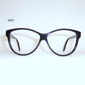 Classic 1980s Oversized Vintage Cat Eye Glasses - Large