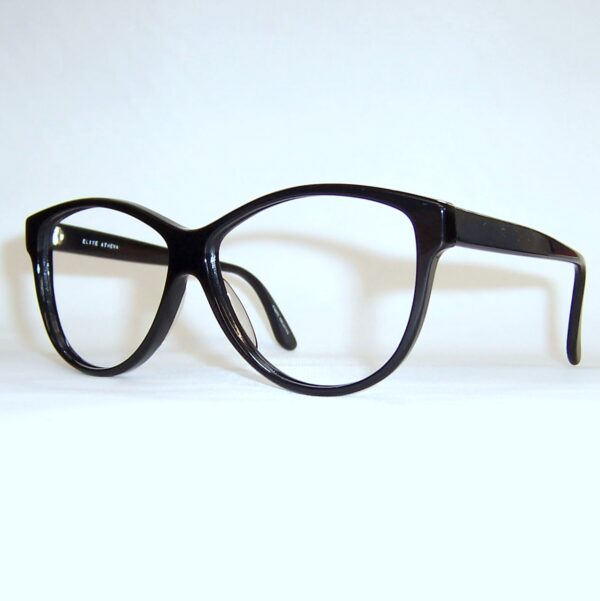 Classic 1980s Oversized Vintage Cat Eye Glasses - Large - Image 3