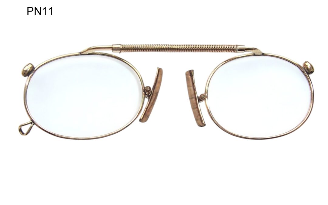 Edwardian gold filled oval Pince Nez