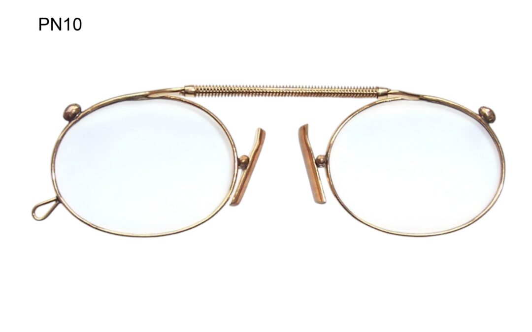 Edwardian gold filled oval Pince Nez