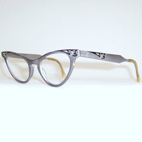 Classic 1960s Artcraft catseye frame - anodised aluminium - Image 3