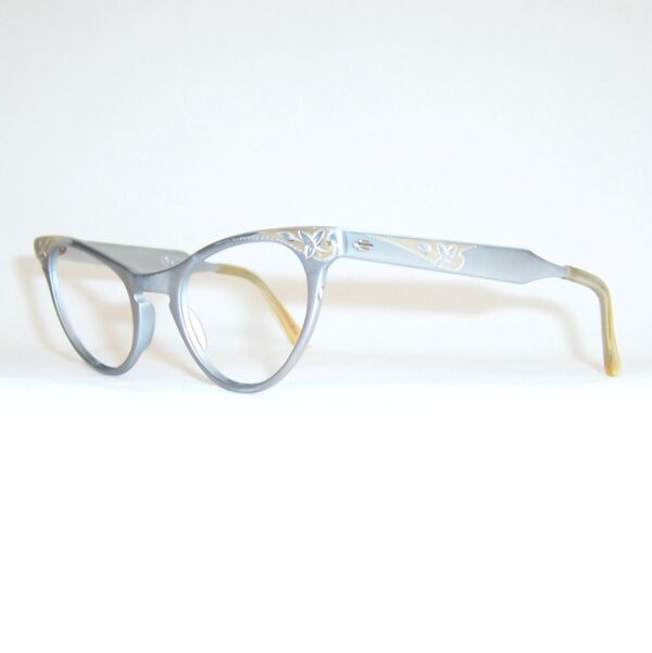 Classic 1960s Artcraft catseye frame - anodised aluminium - Image 3