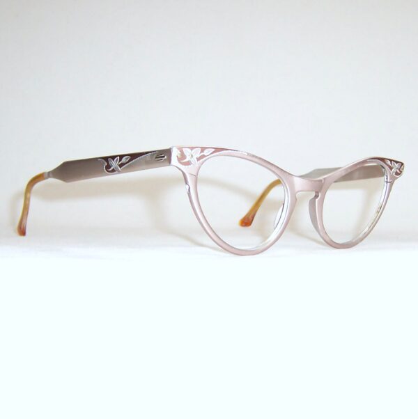 Classic 1960s Artcraft catseye frame - anodised aluminium - Image 2
