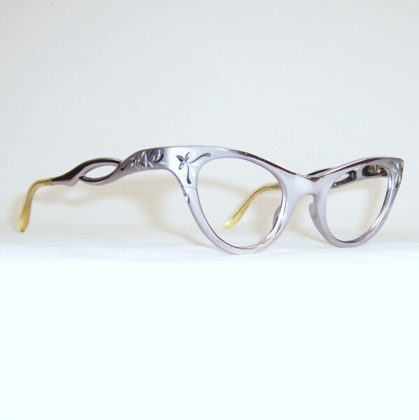 Classic 1960s American Optical catseye frame - anodised aluminium - Image 2