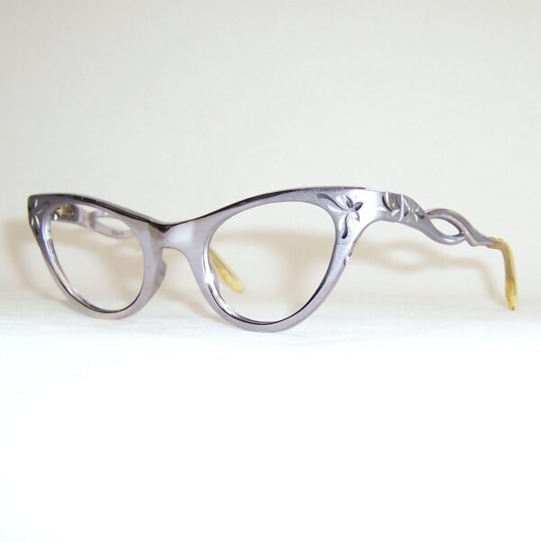 Classic 1960s American Optical catseye frame - anodised aluminium - Image 3