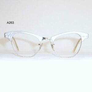 Classic 1960s Artcraft catseye frame - anodised aluminium