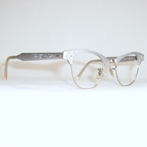 Classic 1960s Artcraft catseye frame - anodised aluminium - Image 2