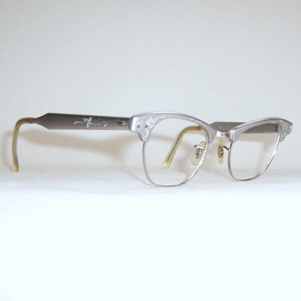Classic 1960s Artcraft catseye frame - anodised aluminium - Image 2