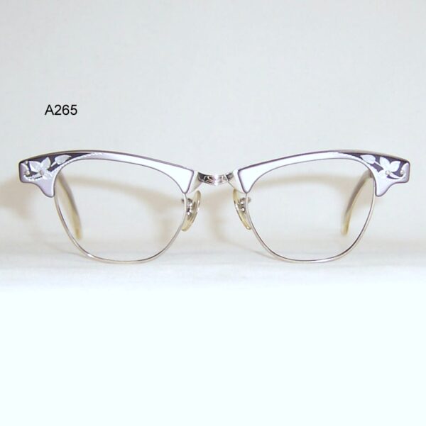 Classic 1960s Artcraft catseye frame - anodised aluminium