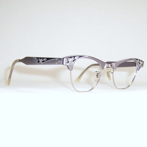 Classic 1960s Artcraft catseye frame - anodised aluminium - Image 2