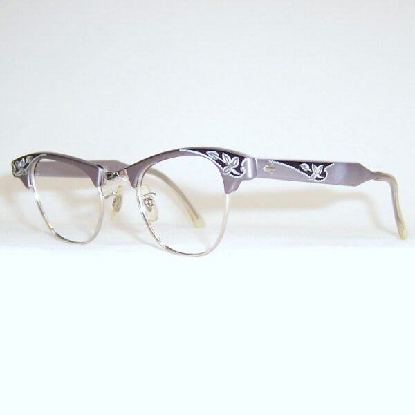 Classic 1960s Artcraft catseye frame - anodised aluminium - Image 3