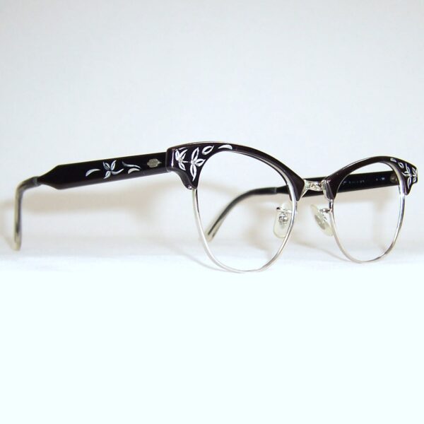 Classic 1960s Artcraft catseye frame - anodised aluminium - Image 2