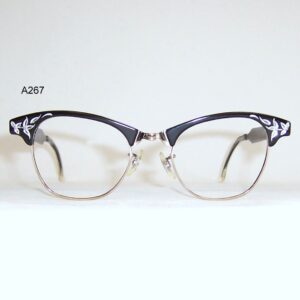 Classic 1960s Artcraft catseye frame - anodised aluminium