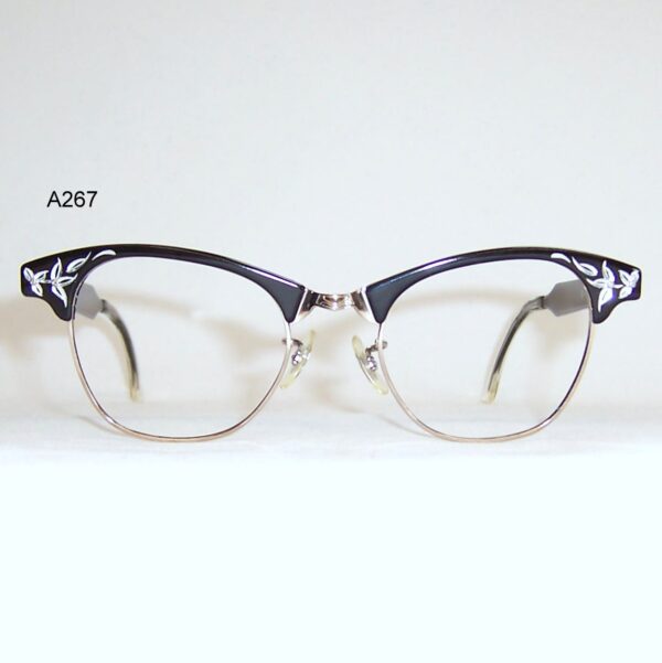 Classic 1960s Artcraft catseye frame - anodised aluminium