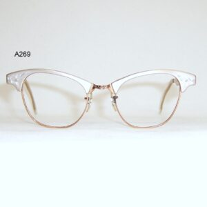 Classic 1960s Artcraft catseye frame - anodised aluminium