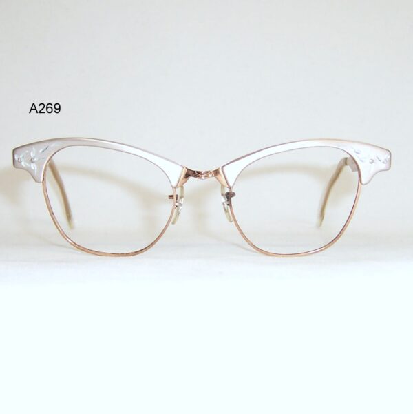 Classic 1960s Artcraft catseye frame - anodised aluminium