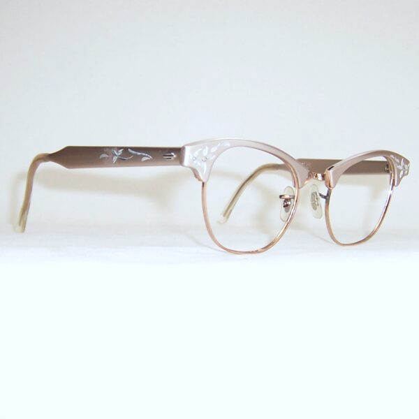 Classic 1960s Artcraft catseye frame - anodised aluminium - Image 2